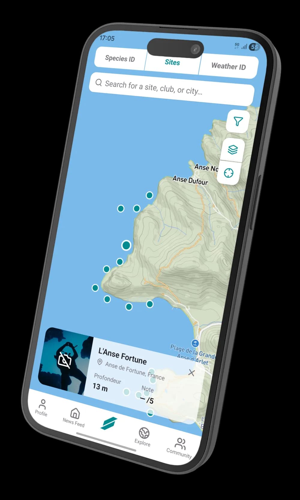 Interactive map